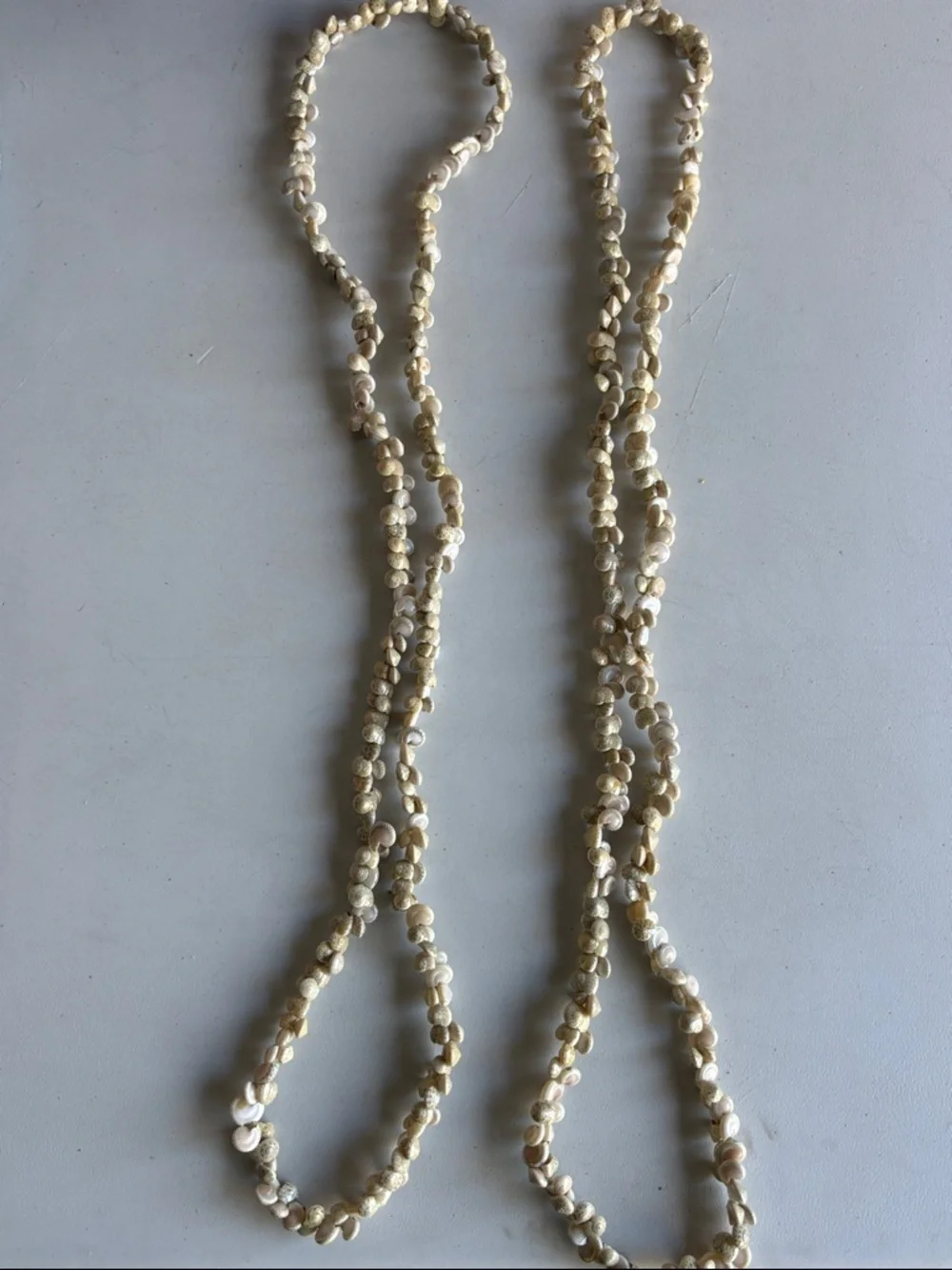 Hawaiian shell lei Necklace Handmade